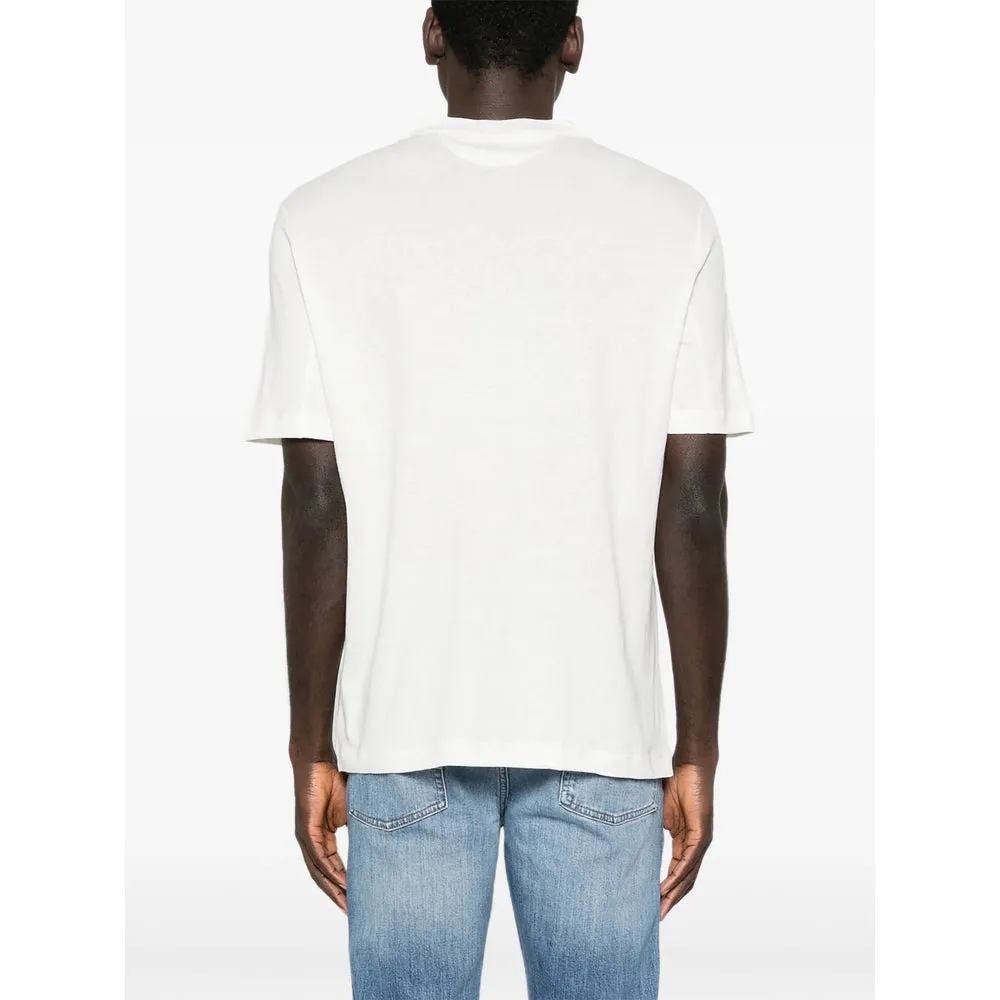 Crew Neck White T-Shirt sold by Lord & Taylor product image thumbnail 5
