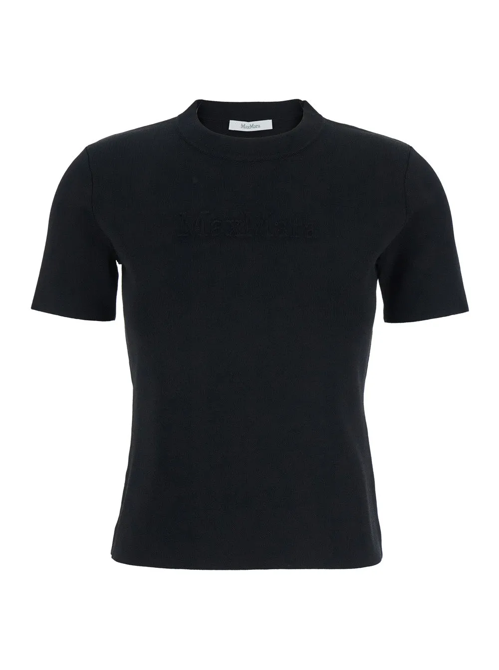 Black Crewneck T-Shirt with Embroidered Logo sold by Lord & Taylor