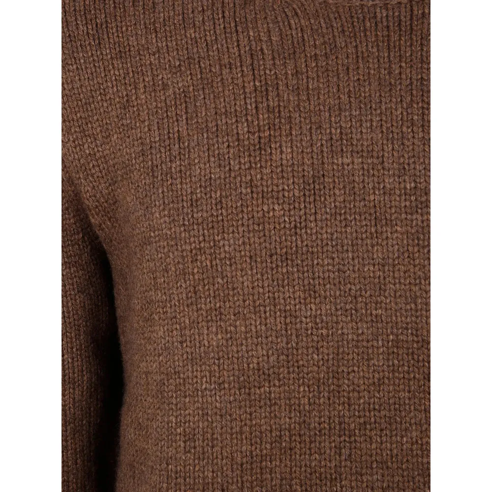 Caramel Ribbed Crewneck Sweater sold by Lord & Taylor product image thumbnail 2