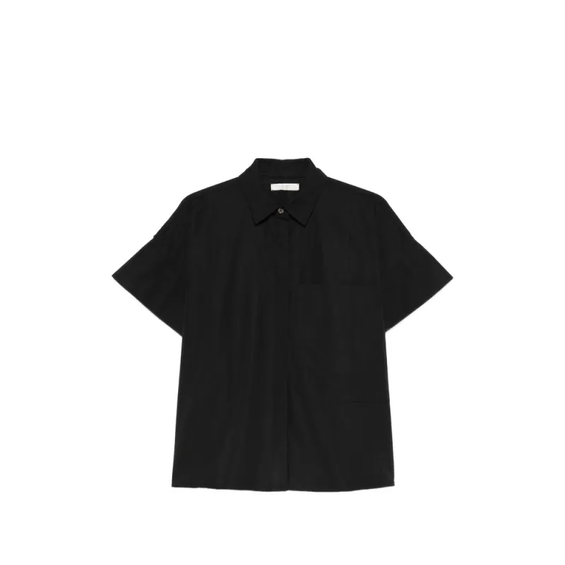 Classic Black Short Sleeve Shirt made by CO
