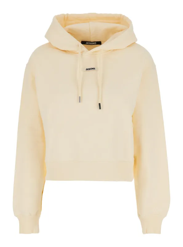 Hoodie Le Hoodie Gros Grain Beige made by Jacquemus