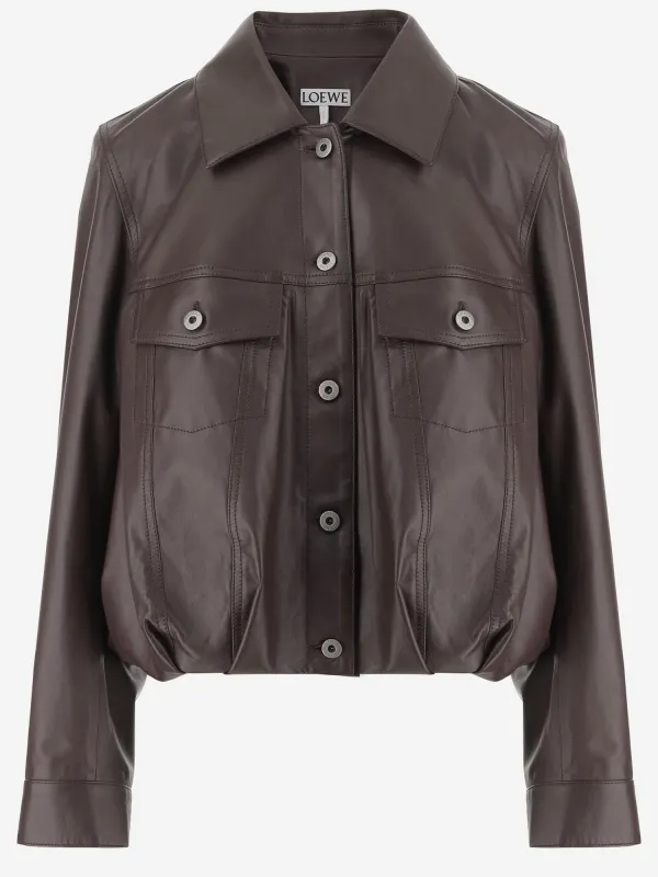 Leather Jacket made by Loewe