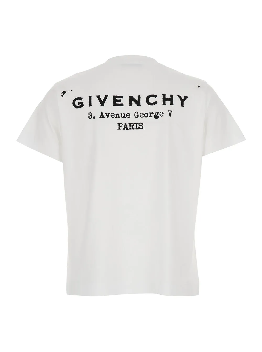 White Crewneck T-Shirt with Logo Detail sold by Lord & Taylor product image thumbnail 2