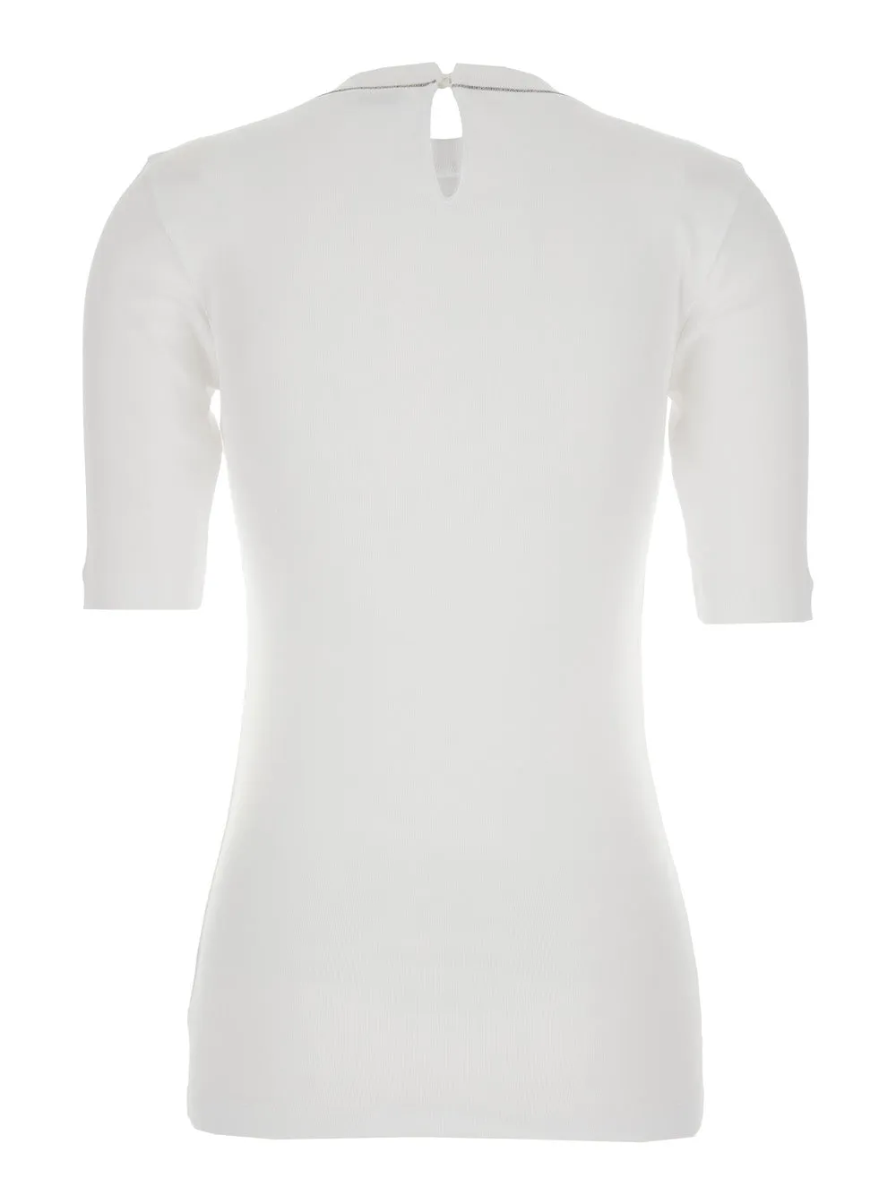 T-shirt Monile White Stretch Cotton sold by Lord & Taylor product image thumbnail 2