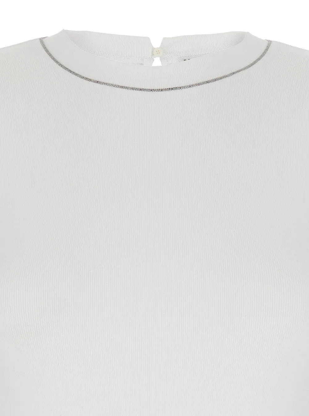 T-shirt Monile White Stretch Cotton sold by Lord & Taylor product image thumbnail 3