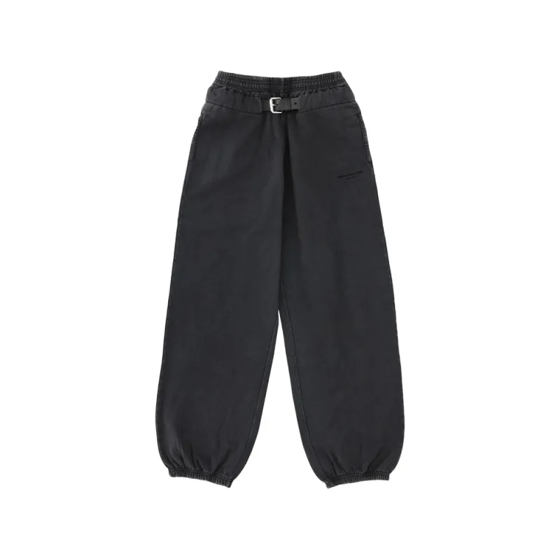 Wide Leg Track Pants with Buckle Fastening made by Alexander Wang