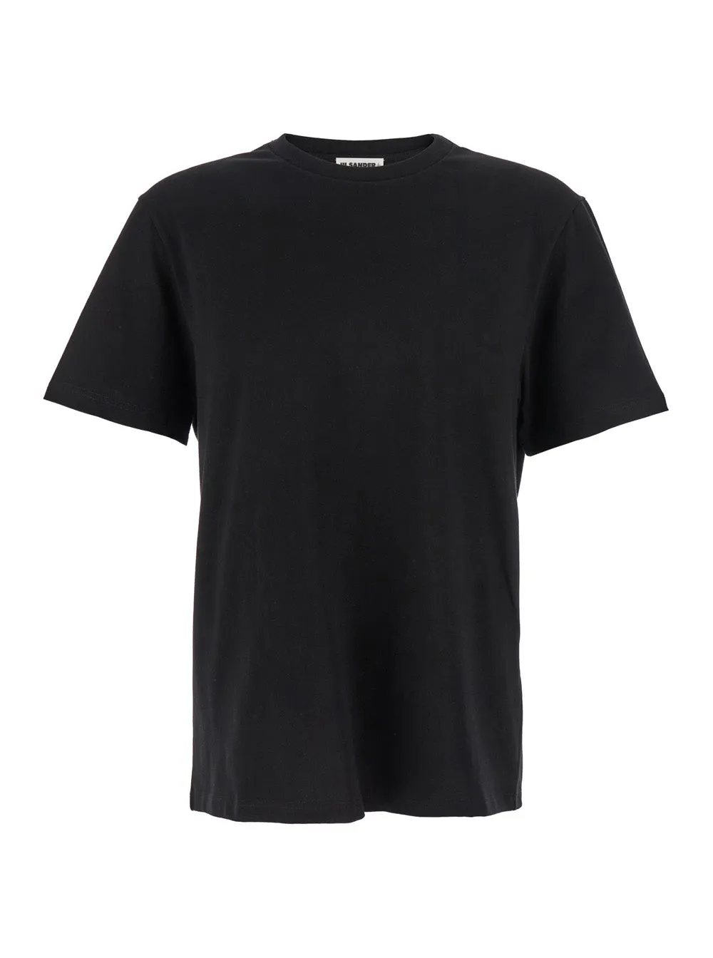 Black Crewneck T-Shirt with Rear Logo Patch sold by Lord & Taylor