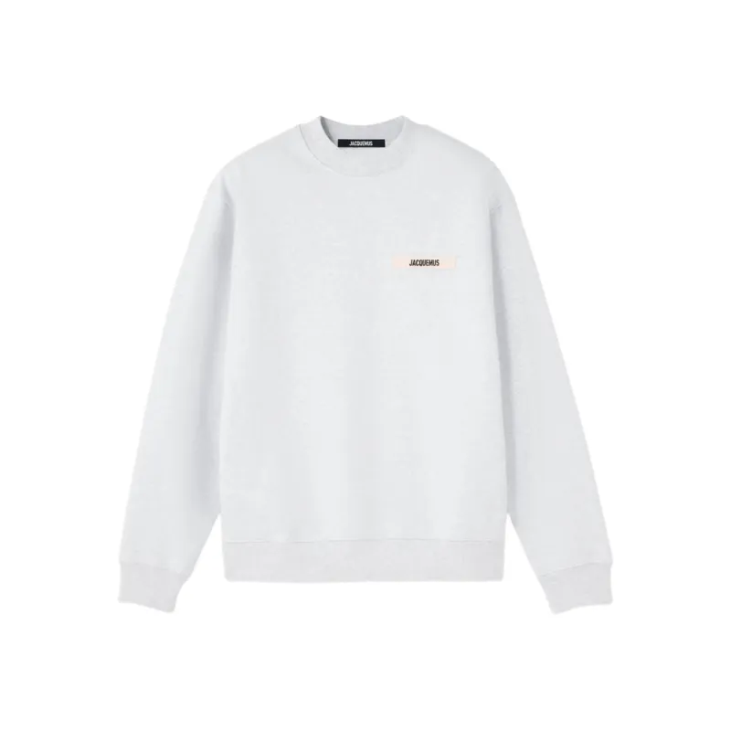 Grey Cotton Sweatshirt made by Jacquemus