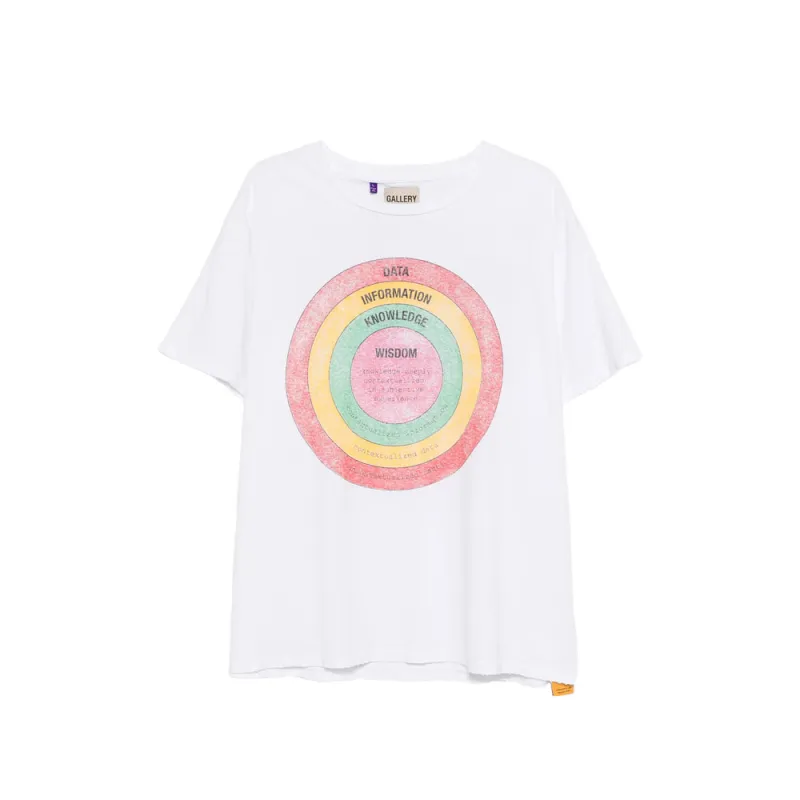 White Crew Neck T-Shirt made by Gallery Dept.