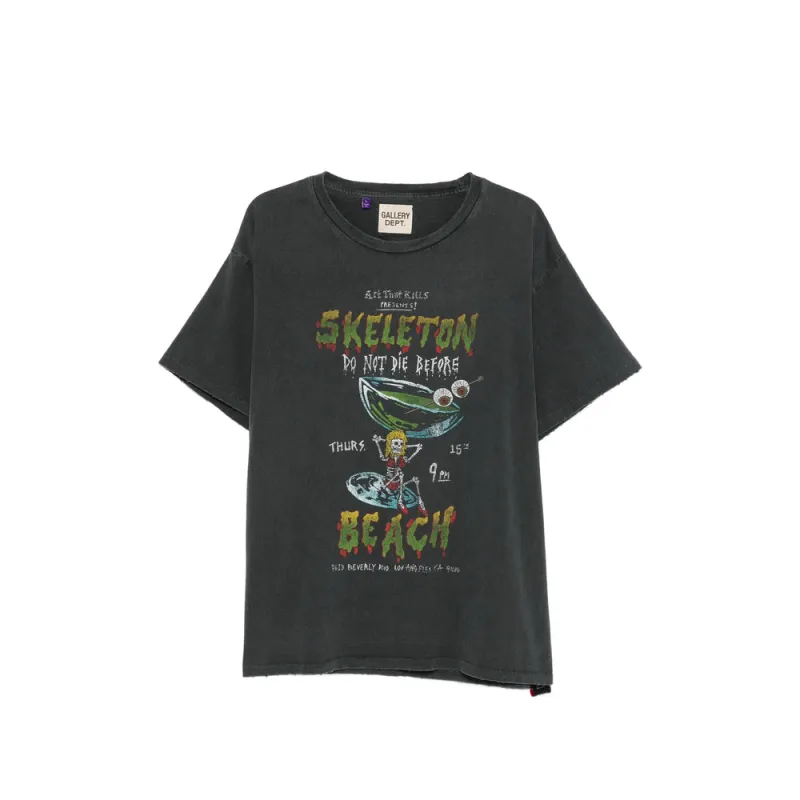 Graphic Print Round Neck T-Shirt made by Gallery Dept.