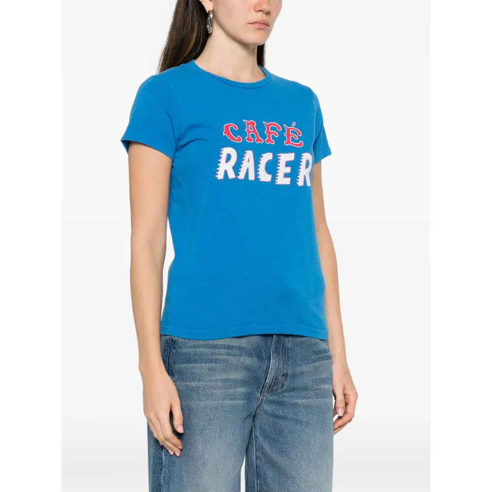 Round Neck Blue T-shirt sold by Lord & Taylor product image thumbnail 3