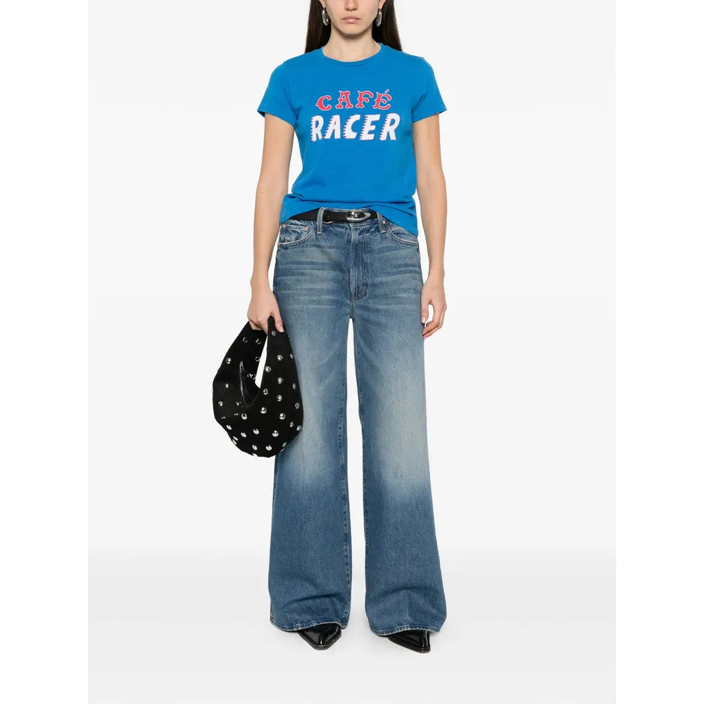 Round Neck Blue T-shirt sold by Lord & Taylor product image thumbnail 4