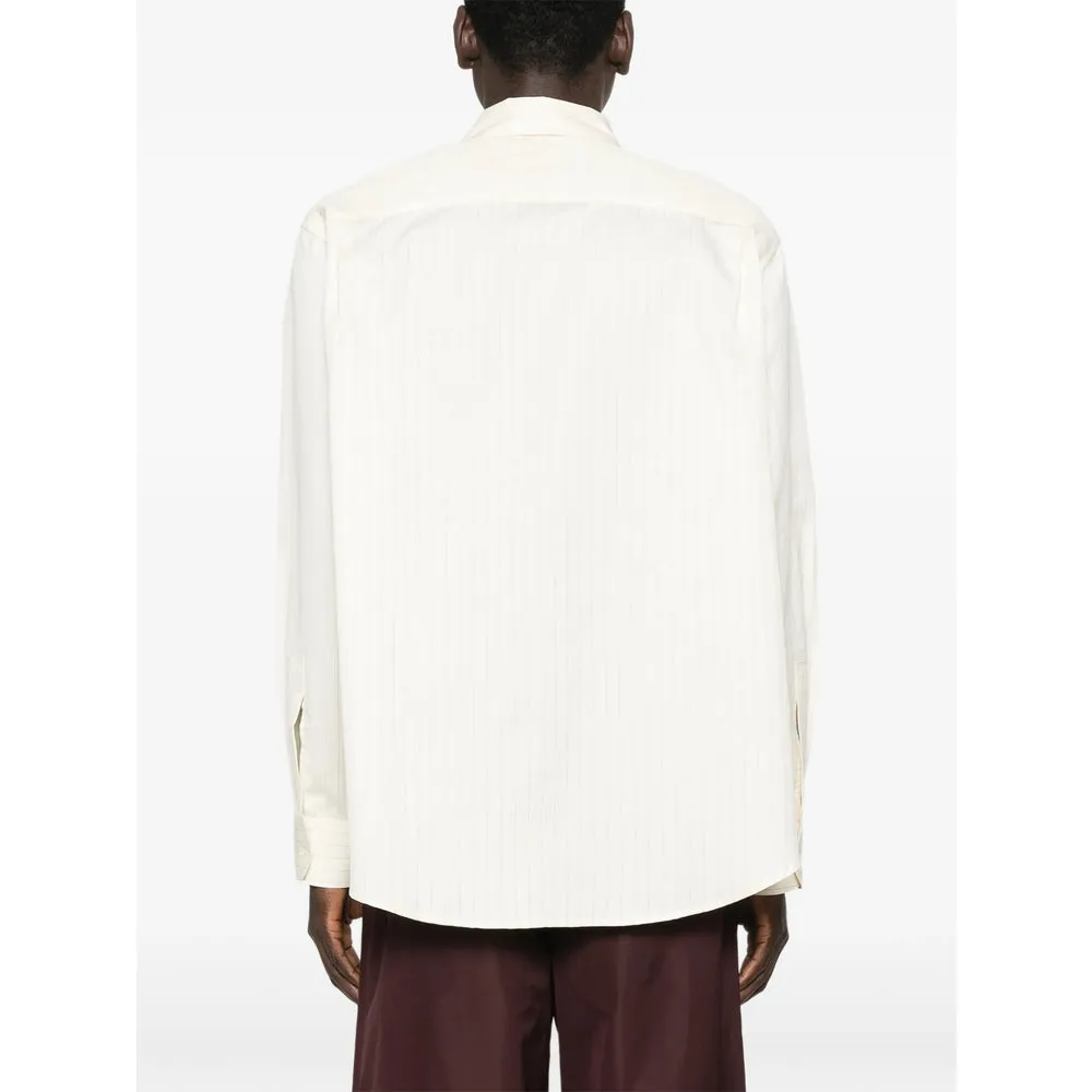 Beige Button-Up Shirt with Stripes sold by Lord & Taylor product image thumbnail 5