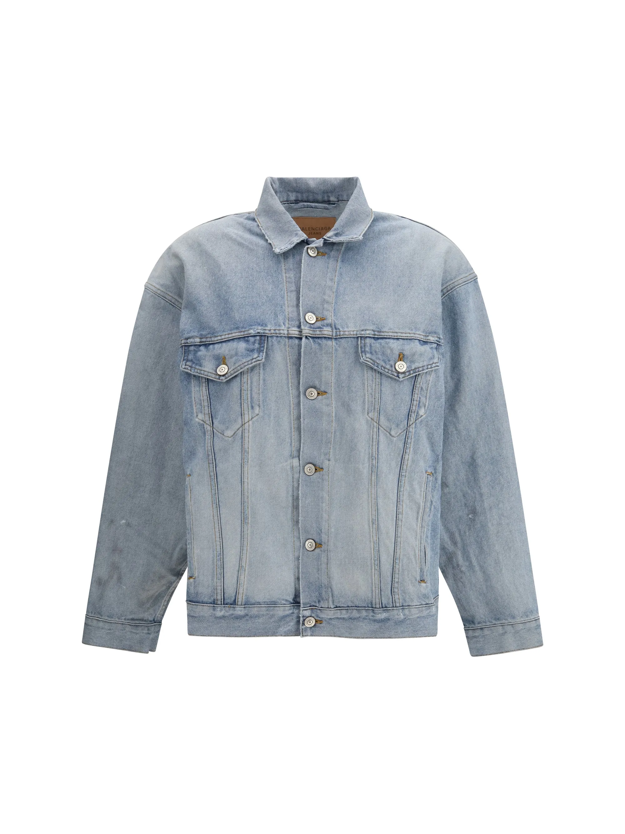 Denim Jacket Dirty Light Blue sold by Lord & Taylor