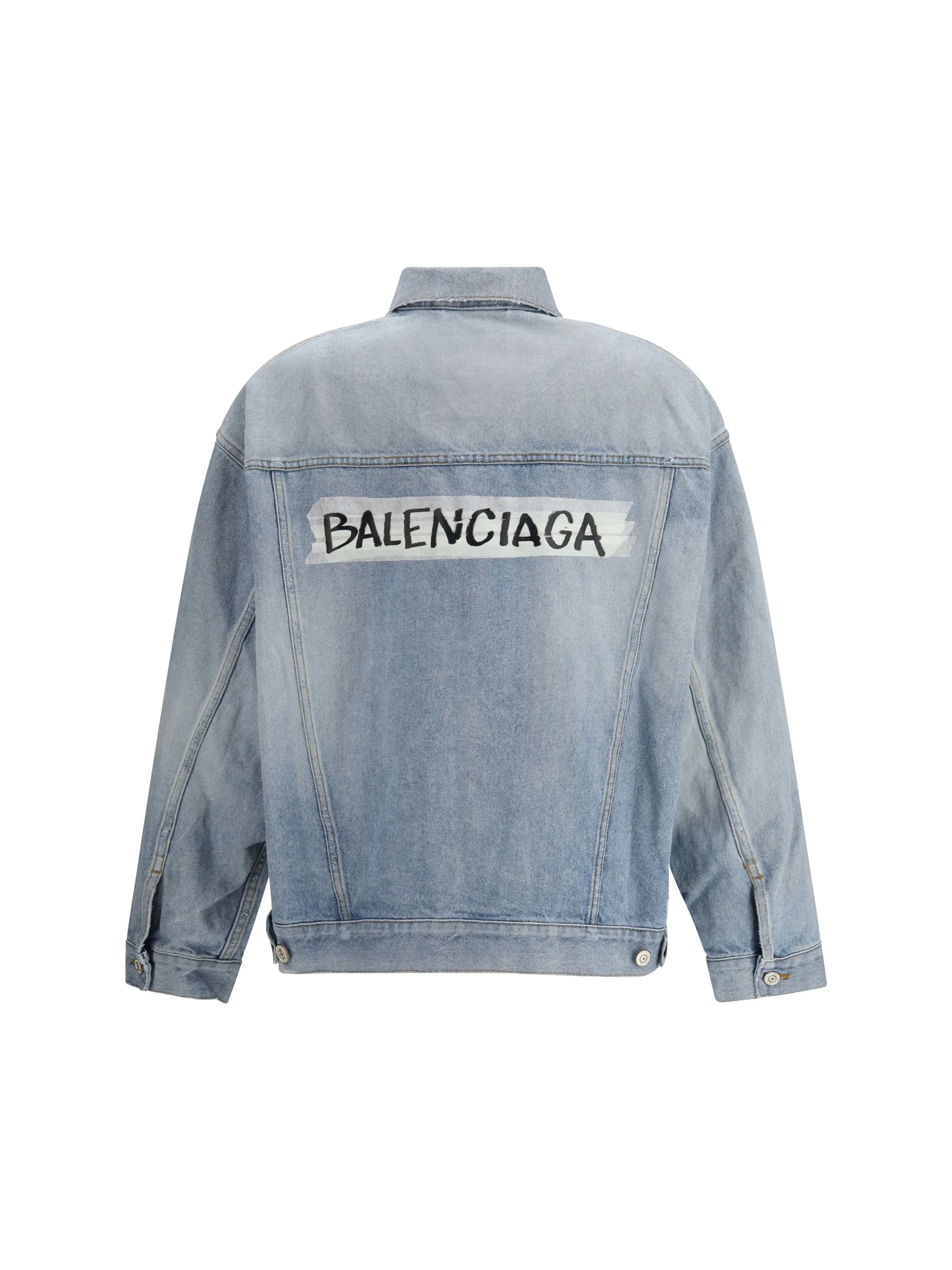 Denim Jacket Dirty Light Blue sold by Lord & Taylor product image thumbnail 3