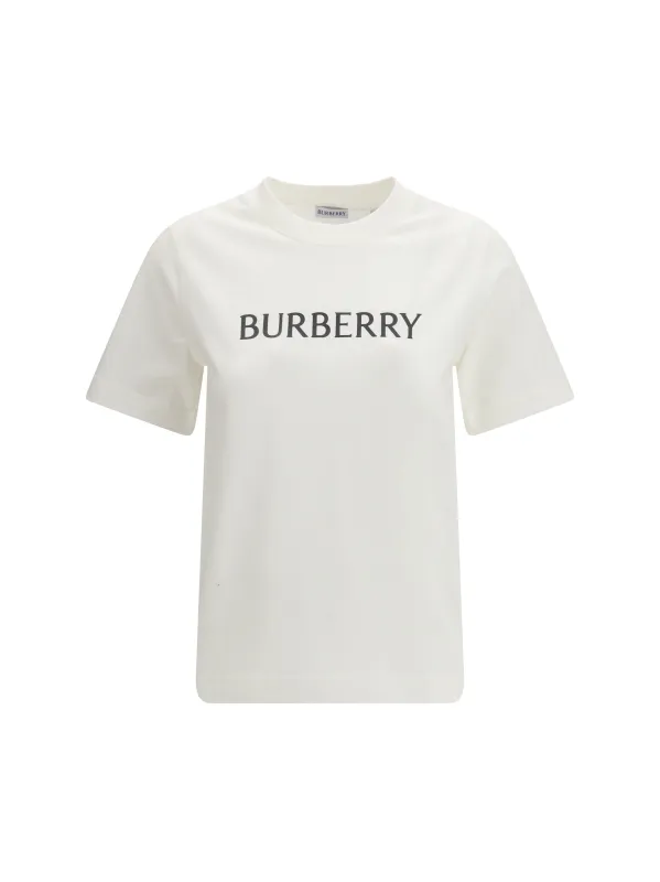 T-shirt Cotton Logo Chalk made by Burberry