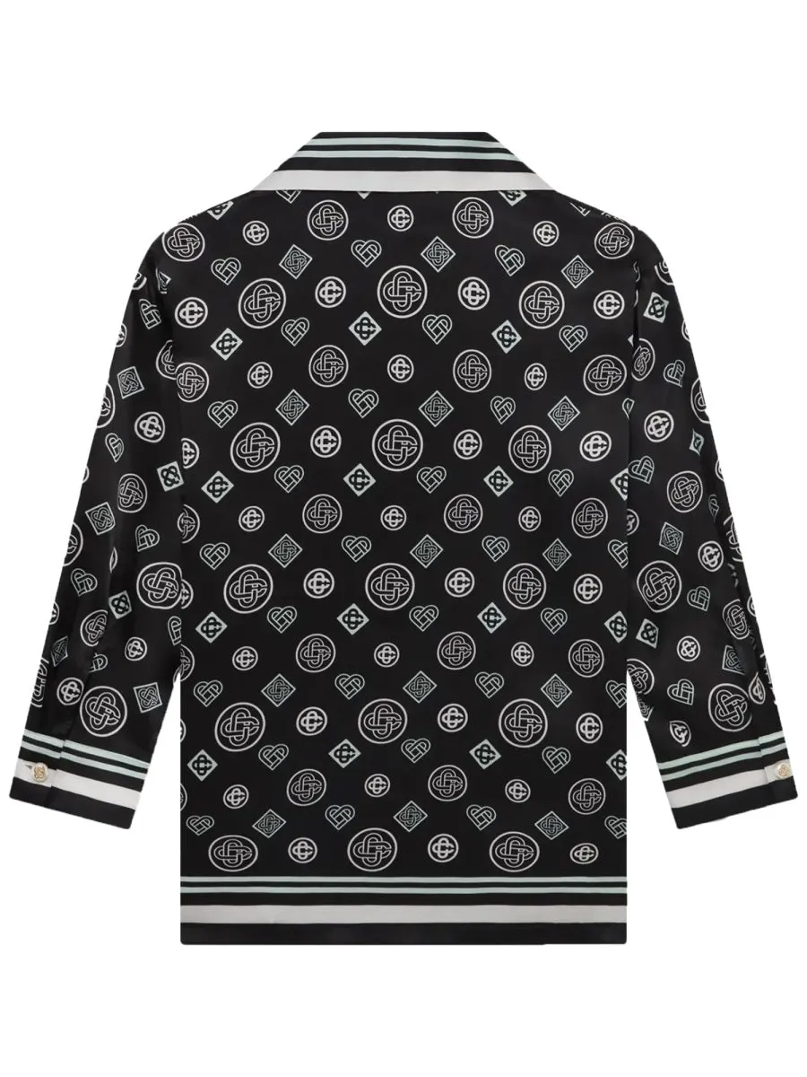 Monogram Pajama Shirt sold by Lord & Taylor product image thumbnail 2