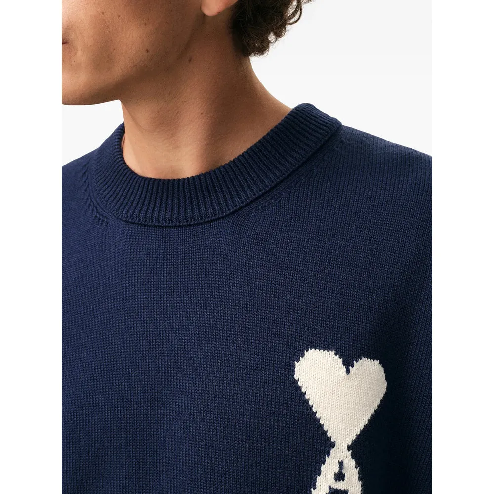 Crew Neck Sweater Blue Wool-Cotton sold by Lord & Taylor product image thumbnail 3