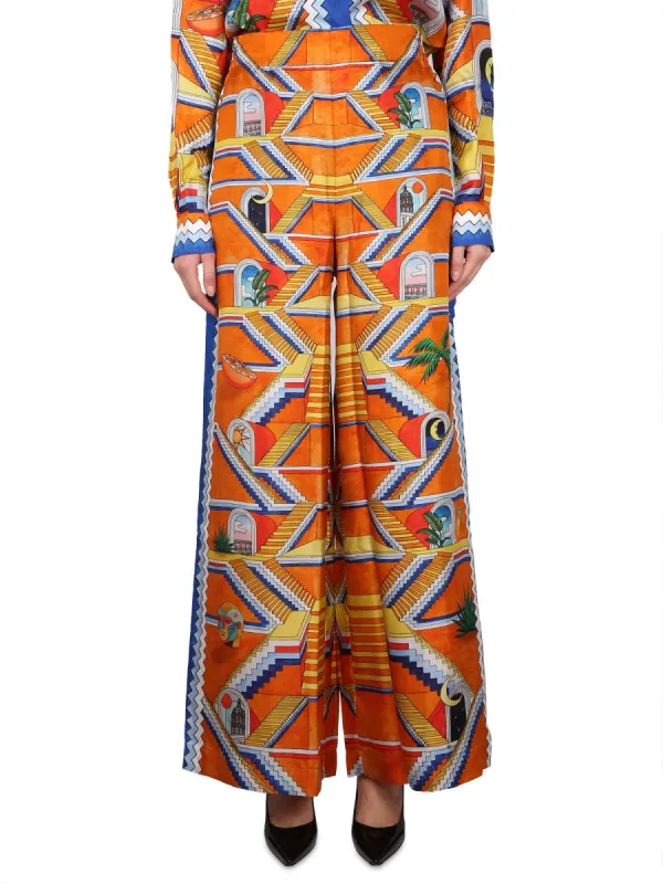 Escalier Print Pants made by Casablanca