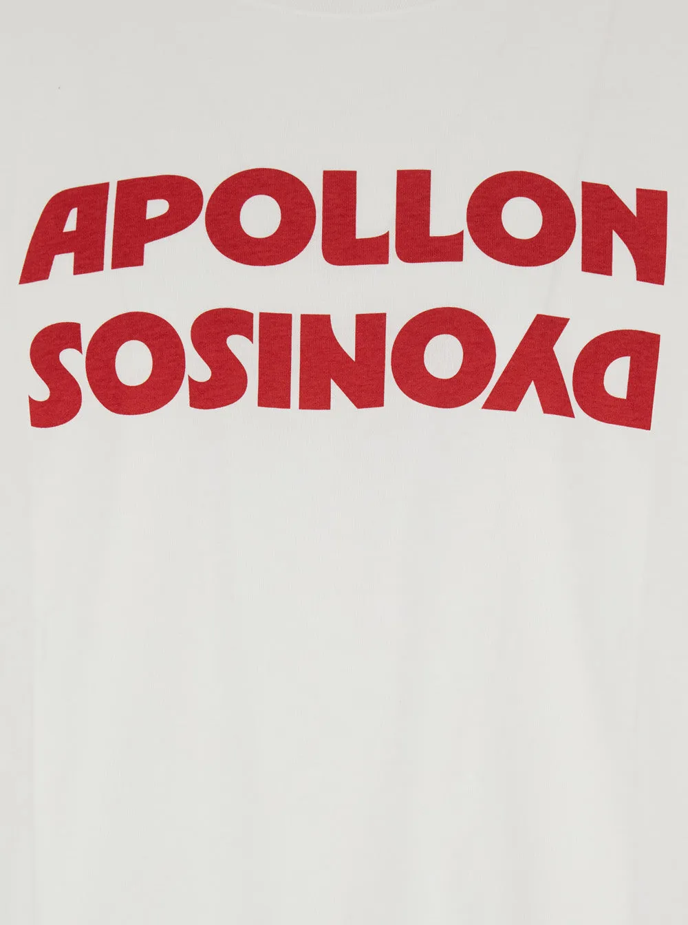 White Cotton Crewneck T-Shirt with Front Print sold by Lord & Taylor product image thumbnail 3