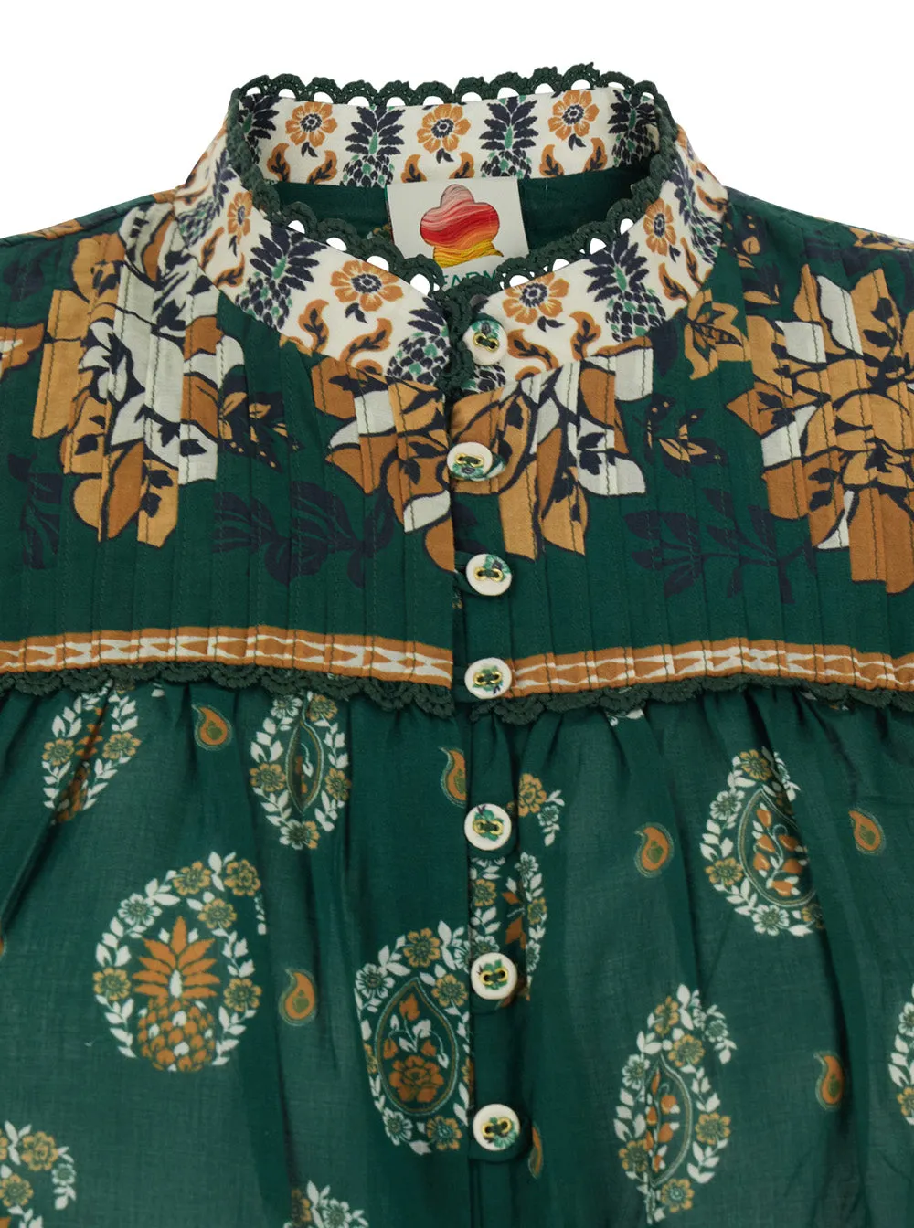 Dress Ayla Green Cotton sold by Lord & Taylor product image thumbnail 3