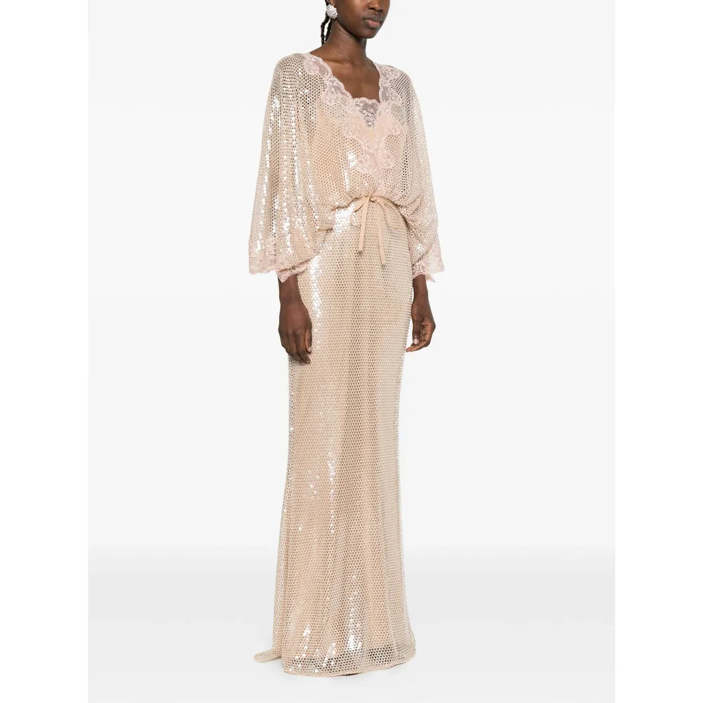 Dress with Lace Trim and Sequin Embellishment sold by Lord & Taylor product image thumbnail 5