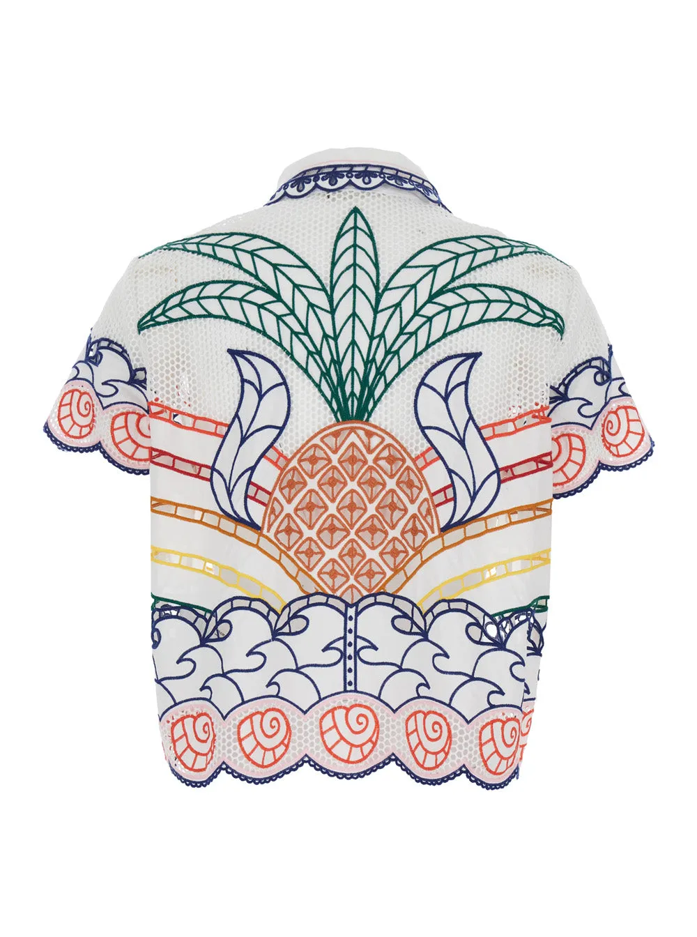 Shirt with Classic Collar, White Cotton sold by Lord & Taylor product image thumbnail 2