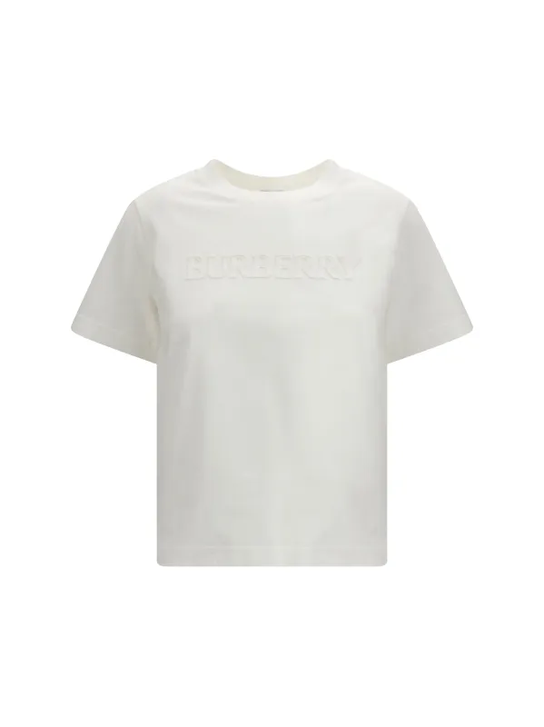 Crew-neck T-shirt Chalk made by Burberry