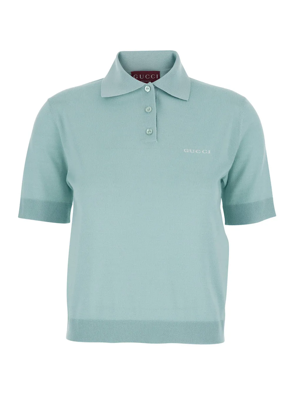 Polo Shirt, Light Blue Wool sold by Lord & Taylor