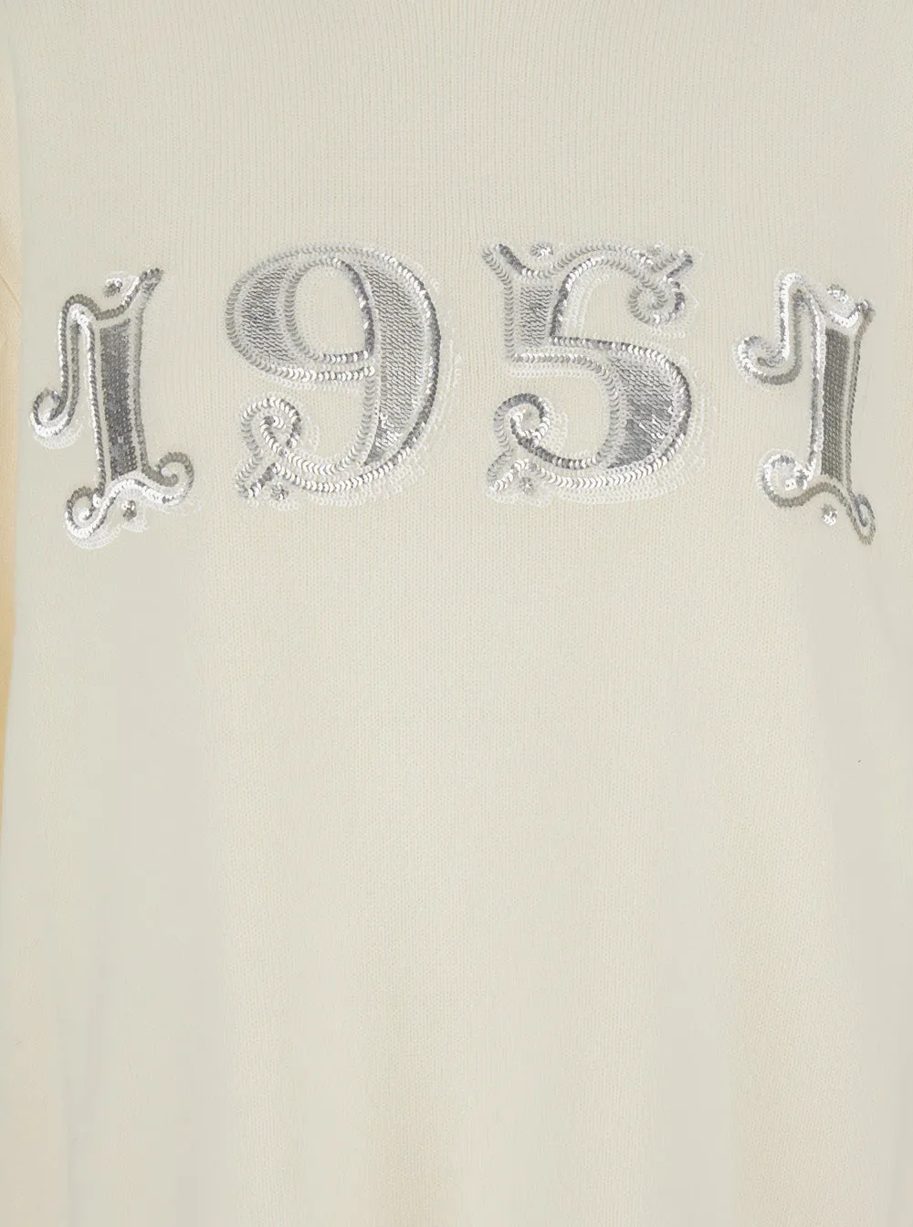 White Wool and Cashmere Sweater with Logo sold by Lord & Taylor product image thumbnail 3