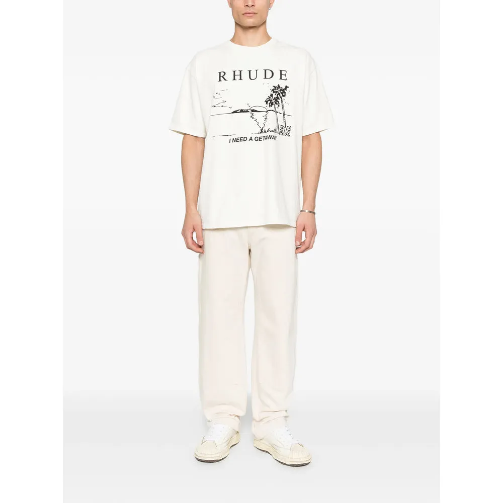 White Graphic Print T-Shirt sold by Lord & Taylor product image thumbnail 3