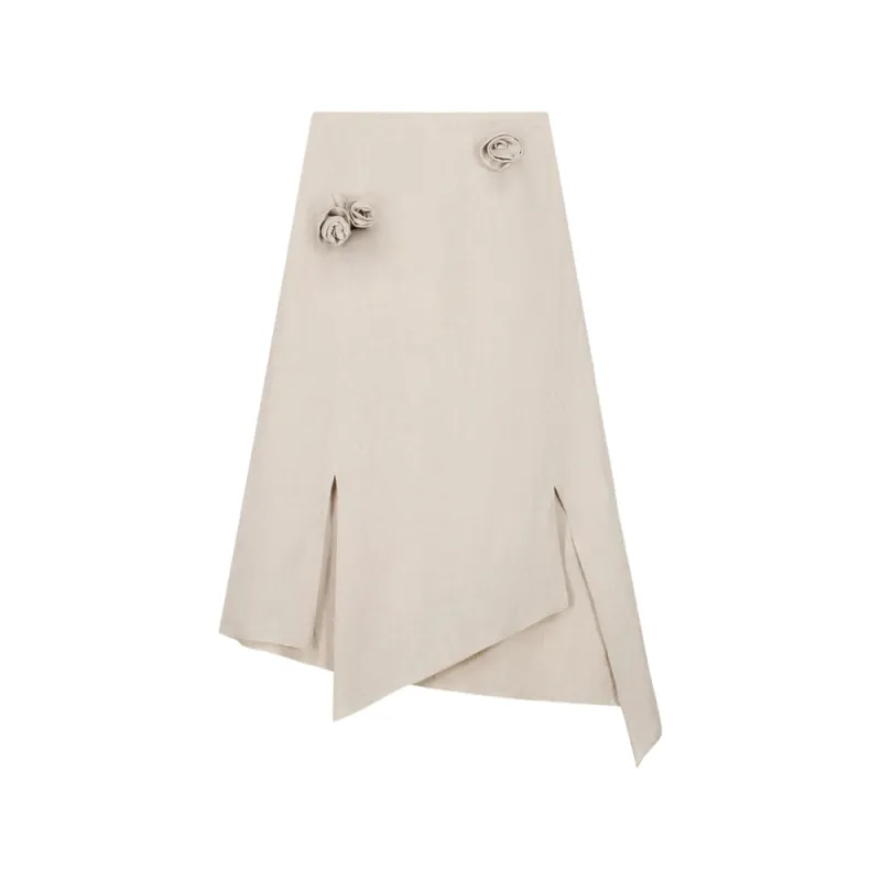Skirt Linen Beige made by Coperni Paris