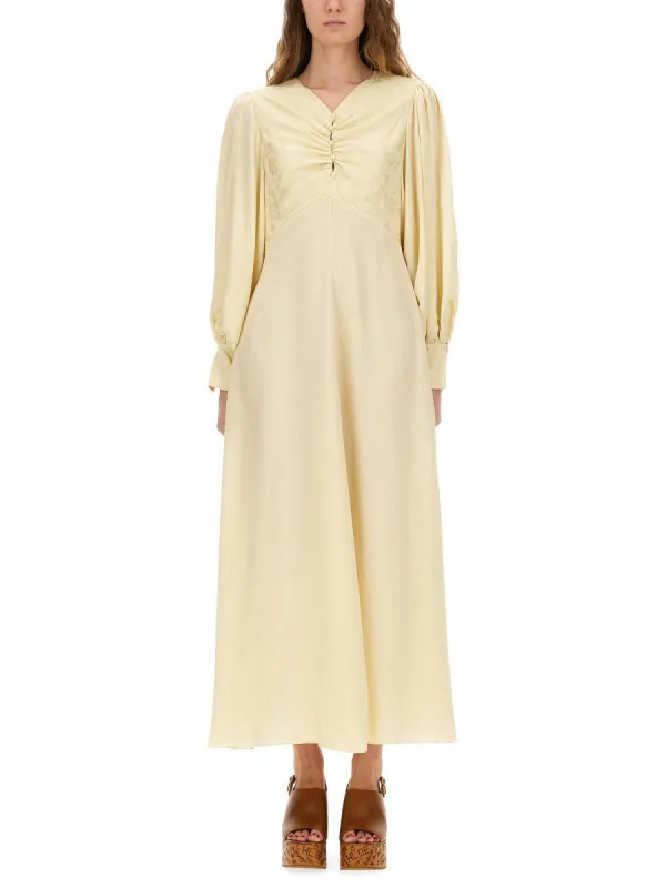 Ruched Silk Dress made by Chloe