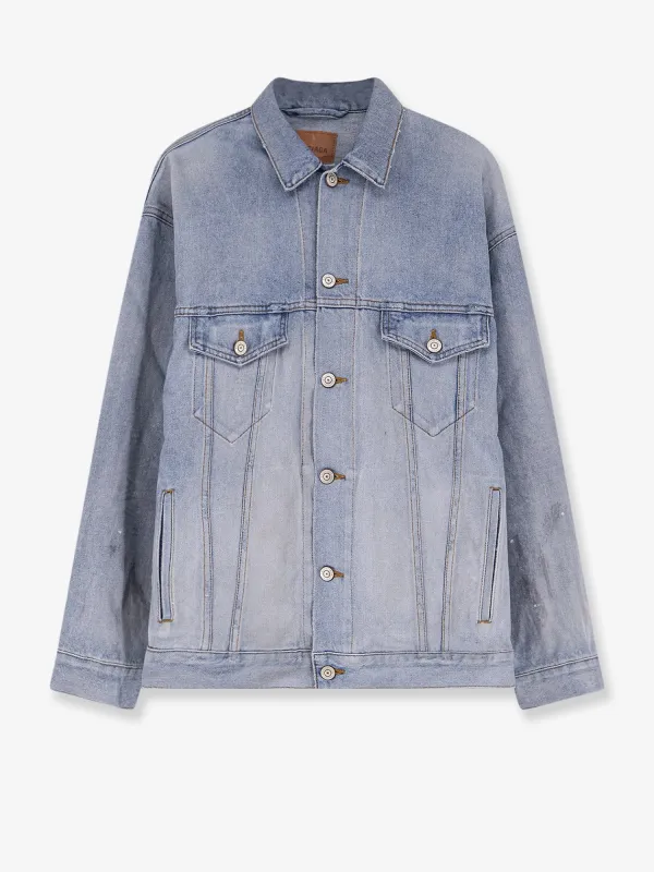Washed Out Denim Jacket made by Balenciaga