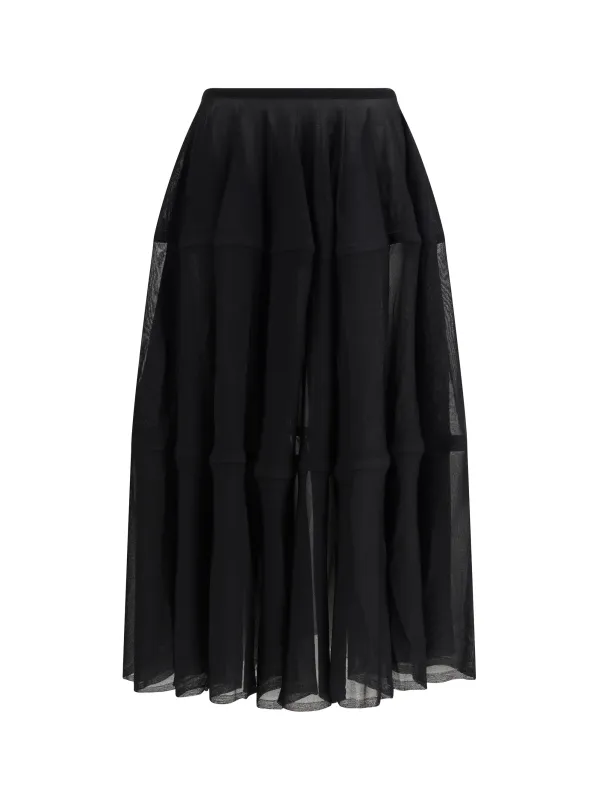 Skirt Peplum Black made by Alaia