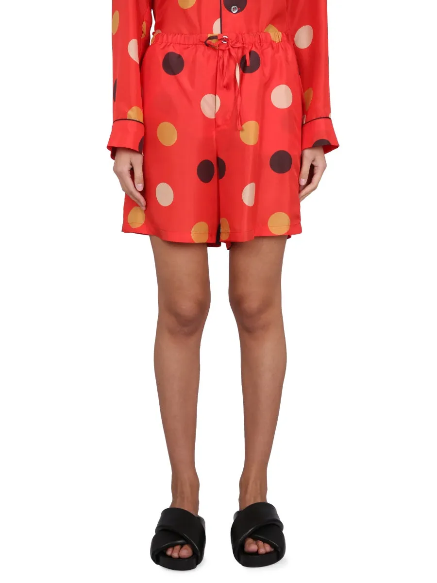 Silk Elastic Drawstring Shorts sold by Lord & Taylor