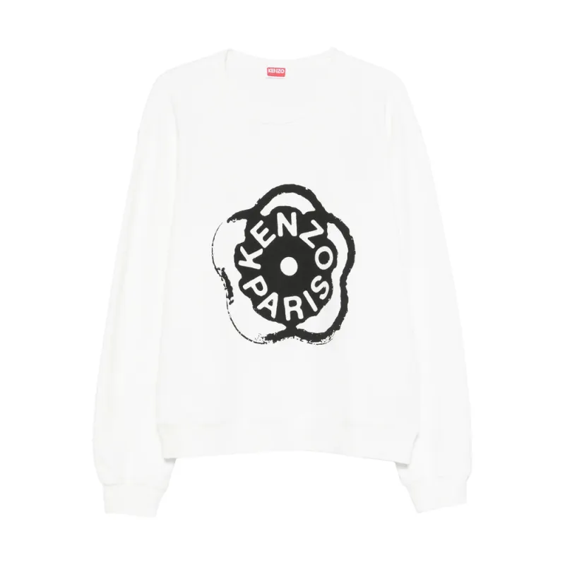 Floral-Logo Print Sweatshirt made by Kenzo