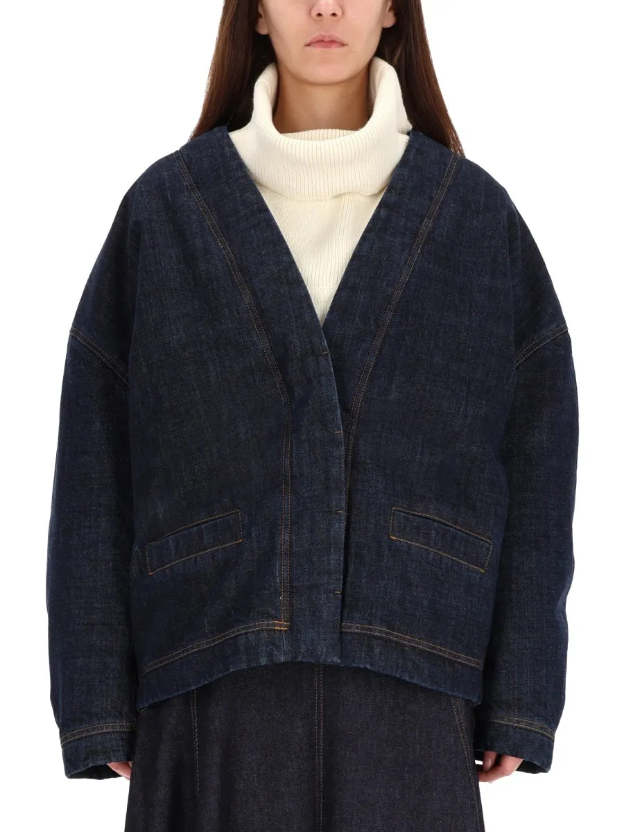 Denim Cardigan De-Nimes sold by Lord & Taylor product image thumbnail 3