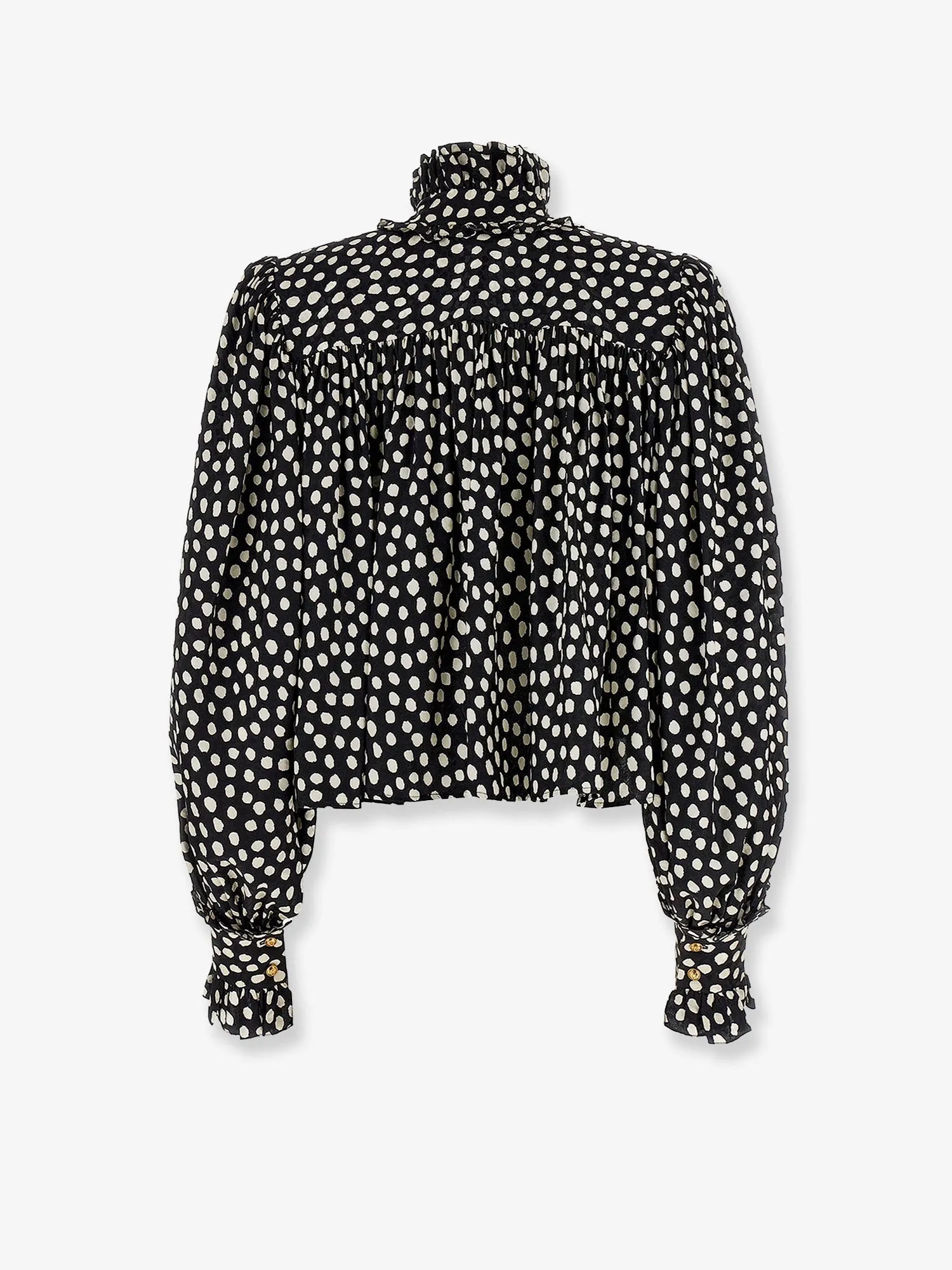 Polka-Dots Silk Shirt sold by Lord & Taylor product image thumbnail 2