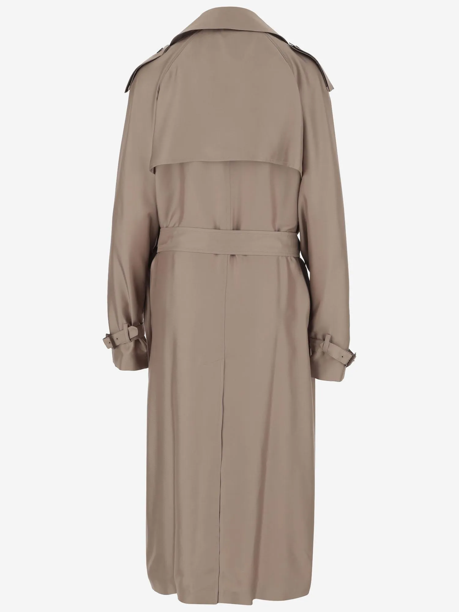 Silk Long Trench Coat sold by Lord & Taylor product image thumbnail 3