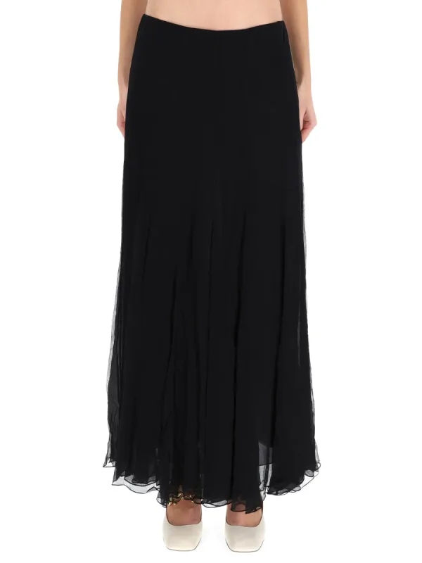 Silk Muslin Maxi Skirt made by Chloe