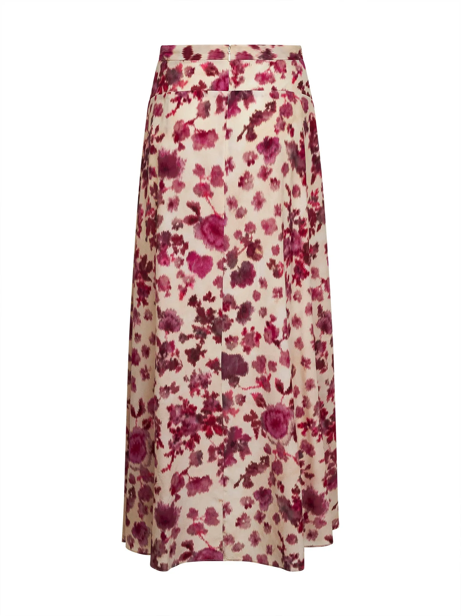 Pink Printed Stretch Silk Long Skirt sold by Lord & Taylor product image thumbnail 2