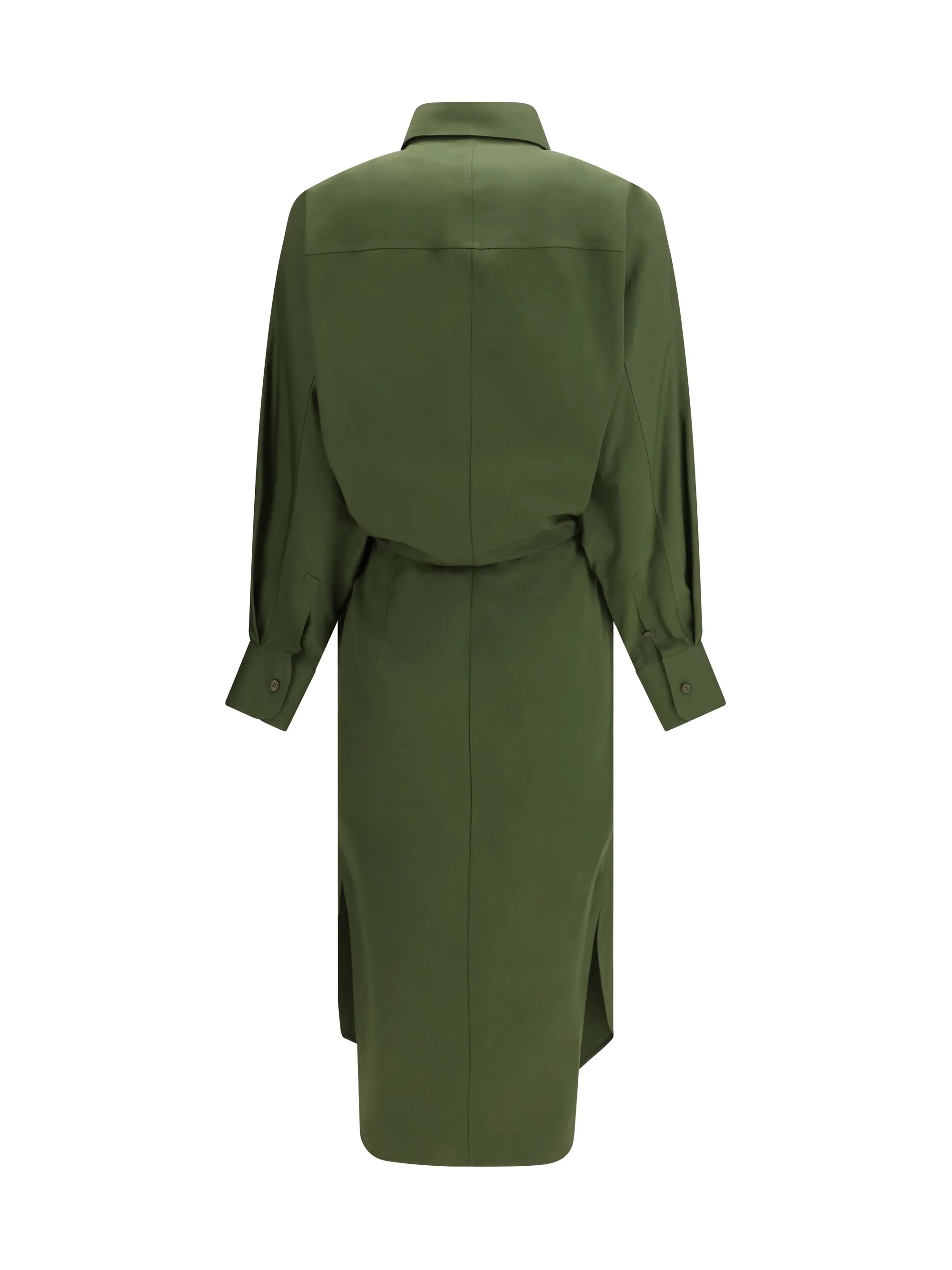 Shirt Dress Poplin Khaki sold by Lord & Taylor product image thumbnail 3