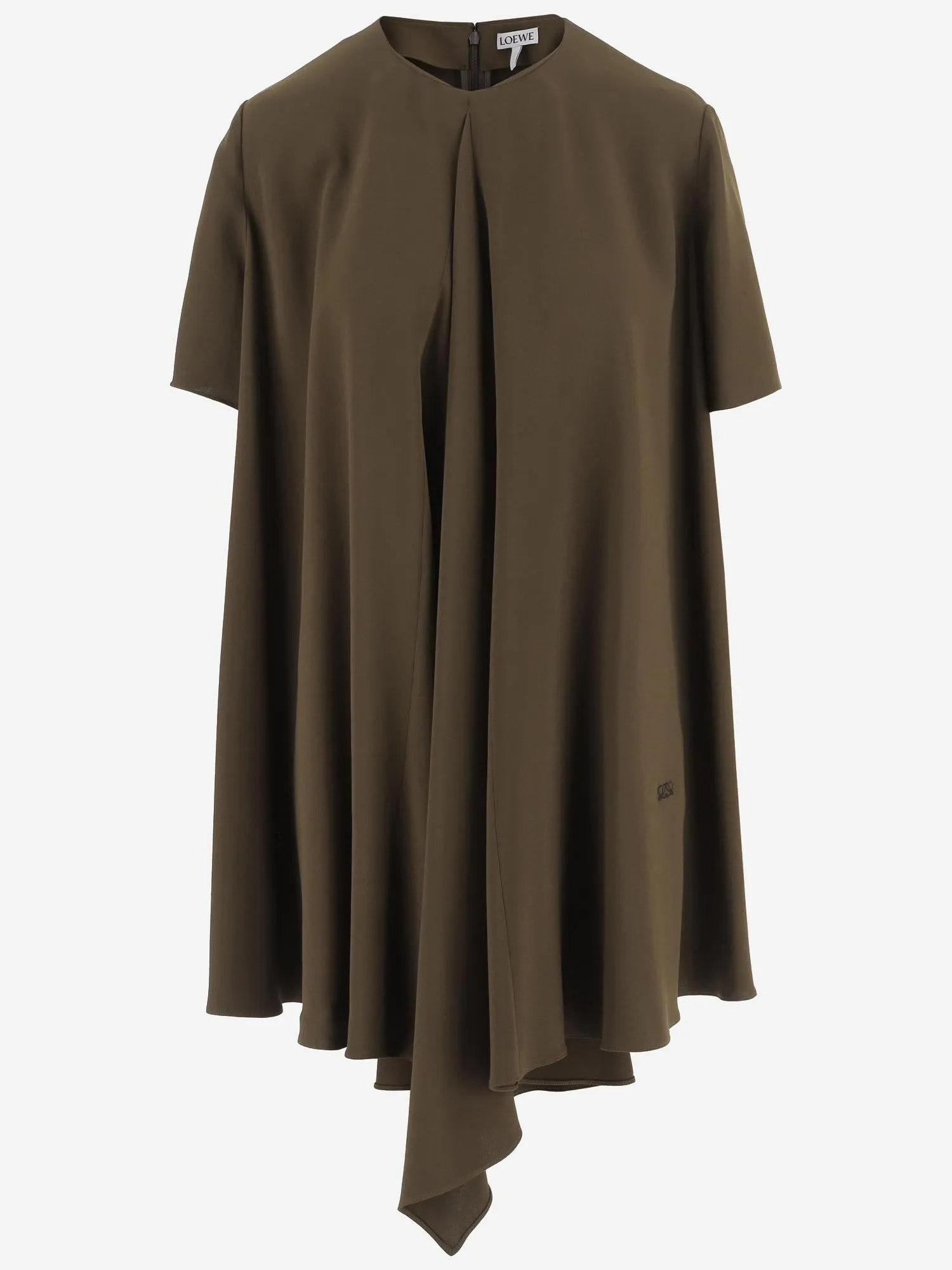 Dress Stretch Viscose Khaki sold by Lord & Taylor