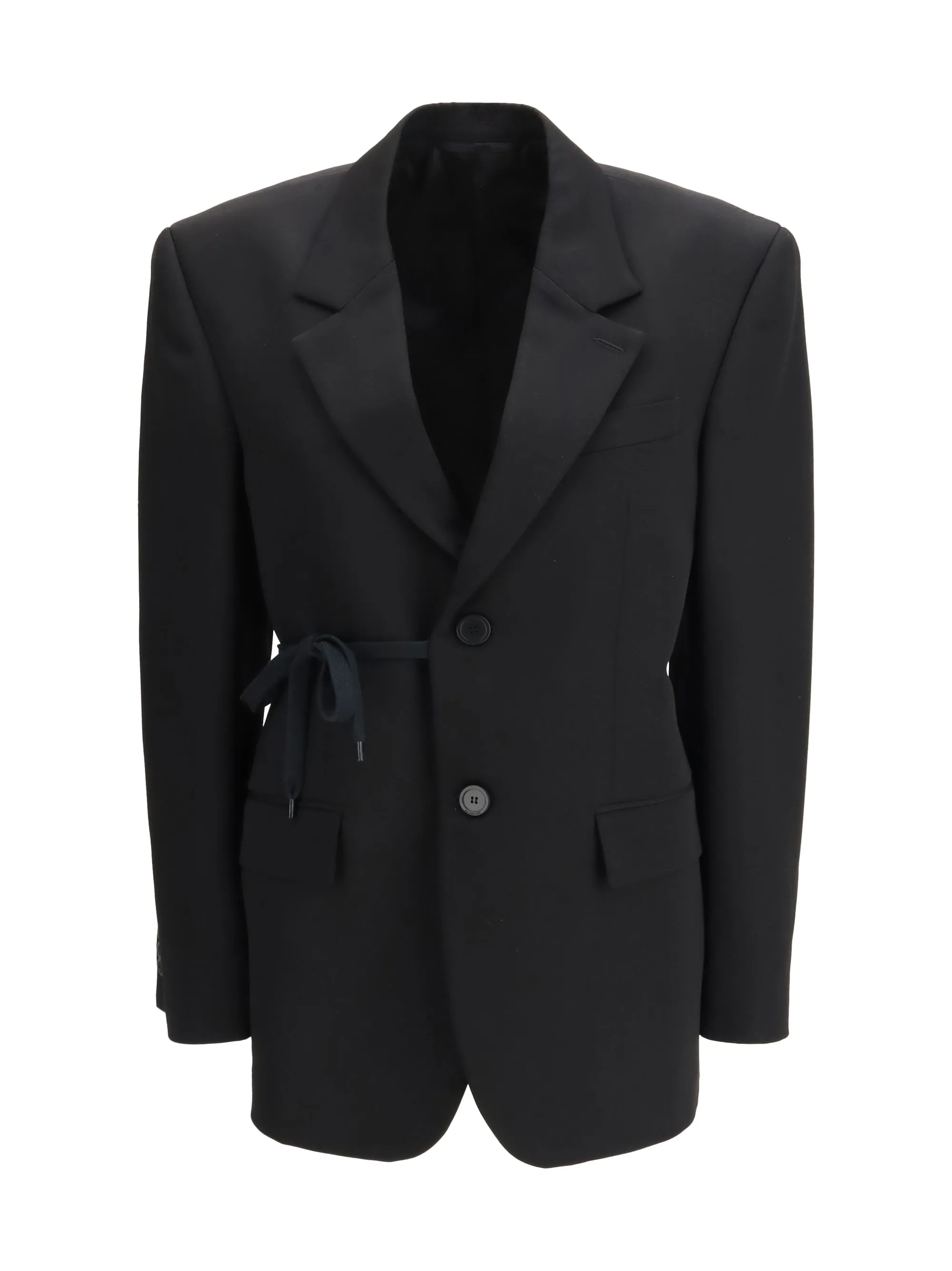 Tailored Jacket Barathea Wool Black sold by Lord & Taylor