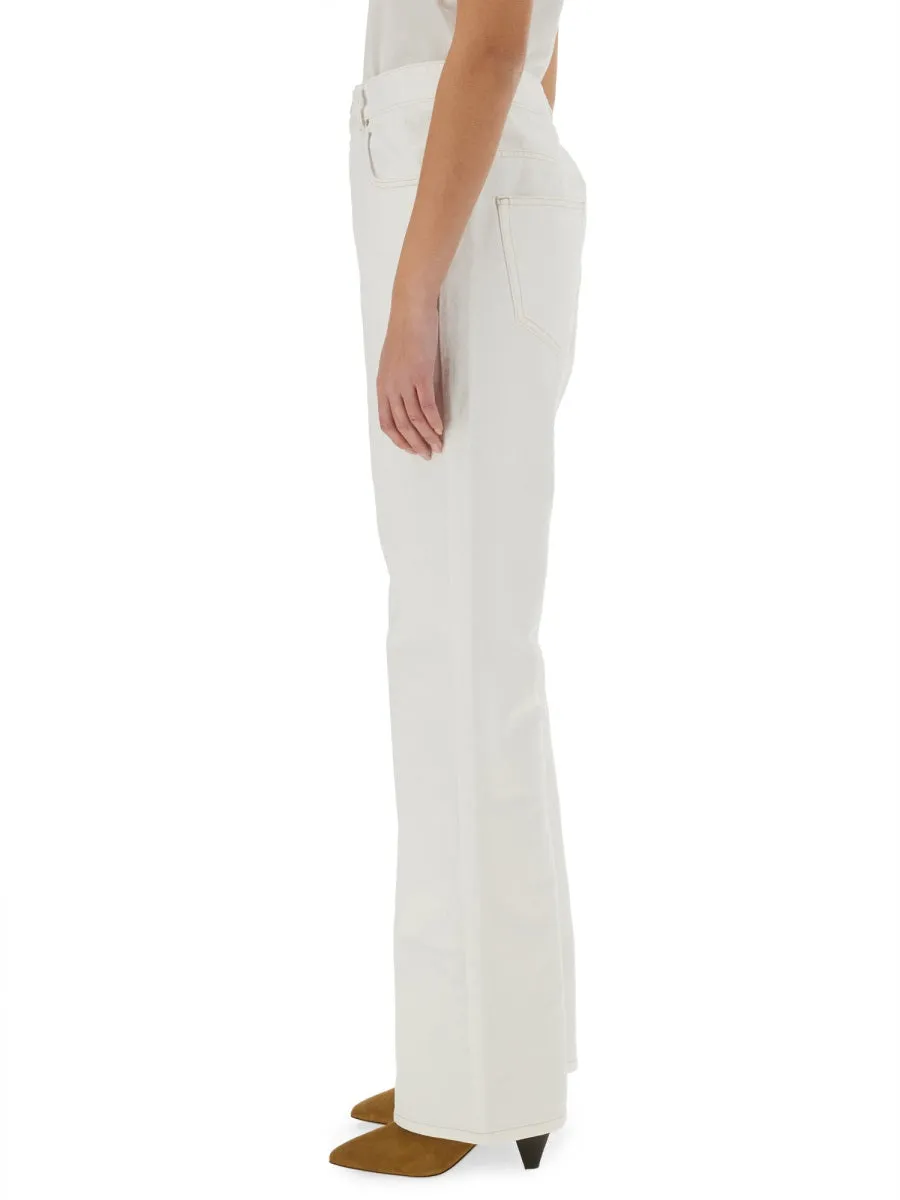 Wide Leg White Jeans sold by Lord & Taylor product image thumbnail 4