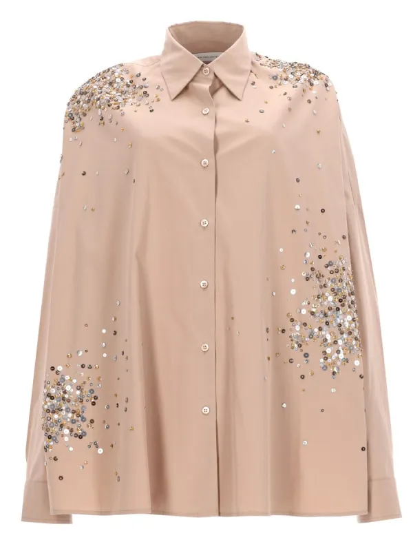 Shirt Casia Powder with Rhinestones made by Dries Van Noten