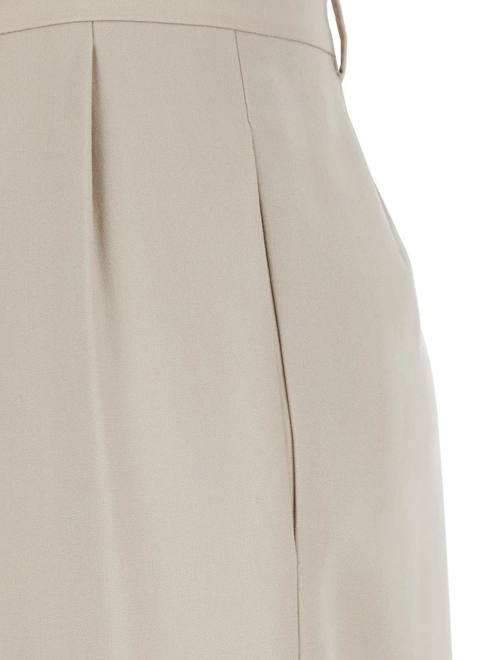 Beige Wool Pants with Belt Loops sold by Lord & Taylor product image thumbnail 3