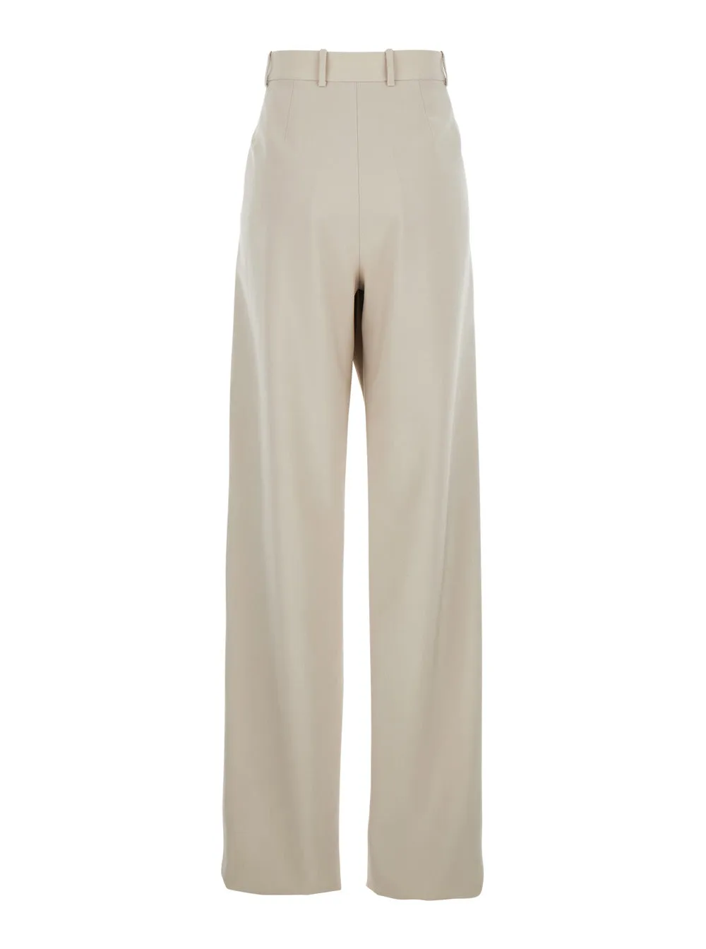 Beige Wool Pants with Belt Loops sold by Lord & Taylor product image thumbnail 2