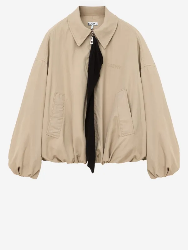 Jacket Technical Fabric Beige made by Loewe